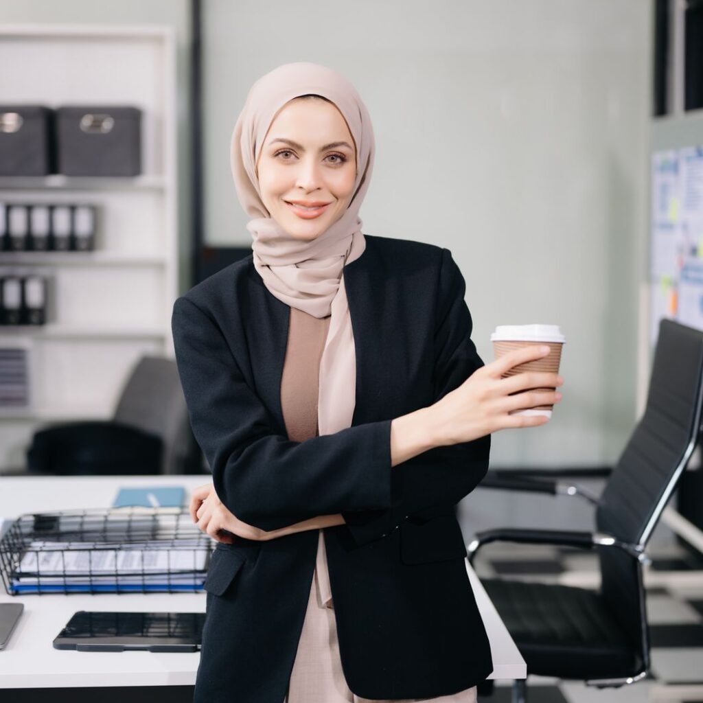 Female Entrepreneur Looking At The Camera While St FQVY956 1024x1024